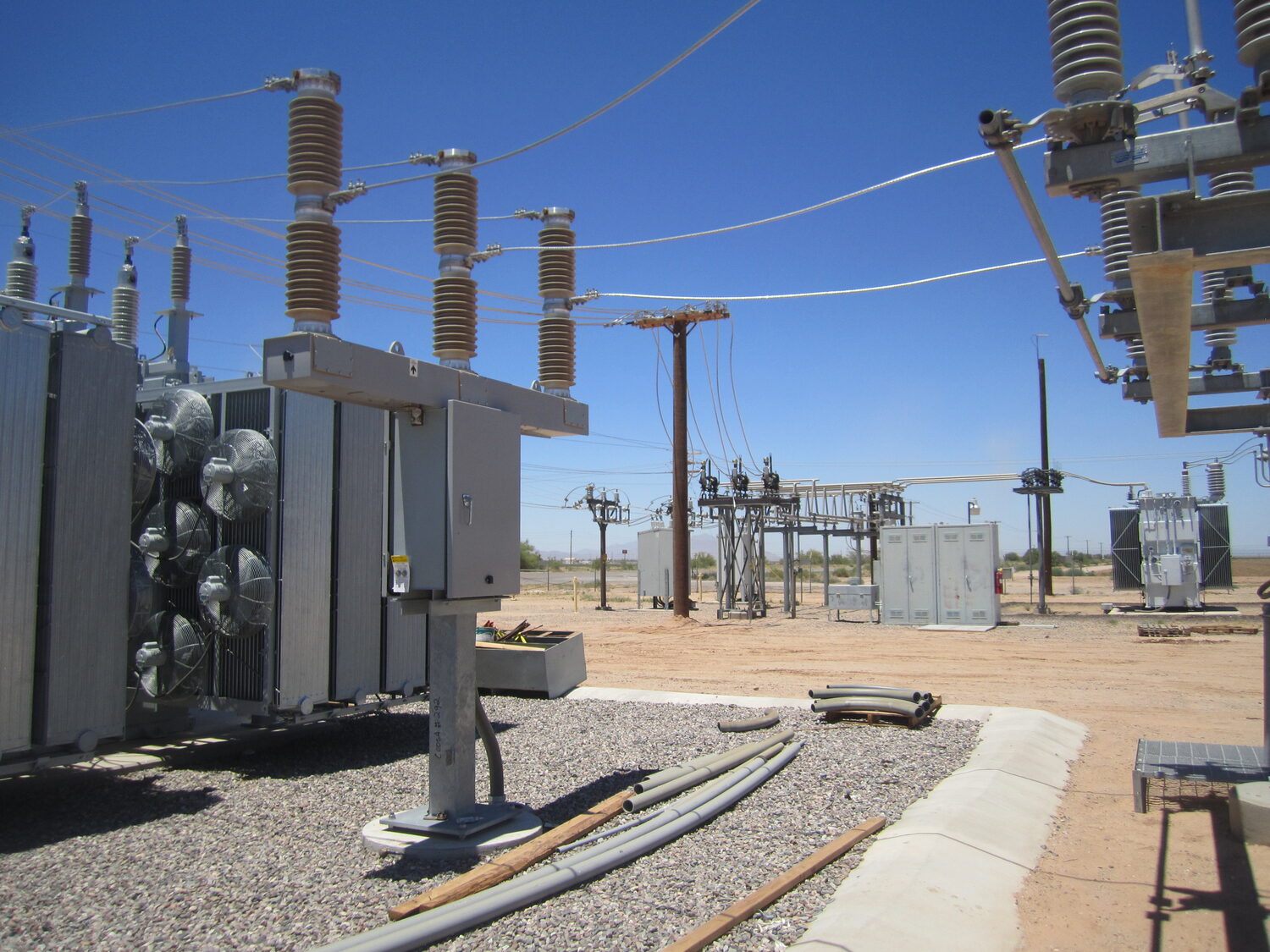 Farrell Substation, Palm Springs, California. ESS International substation project