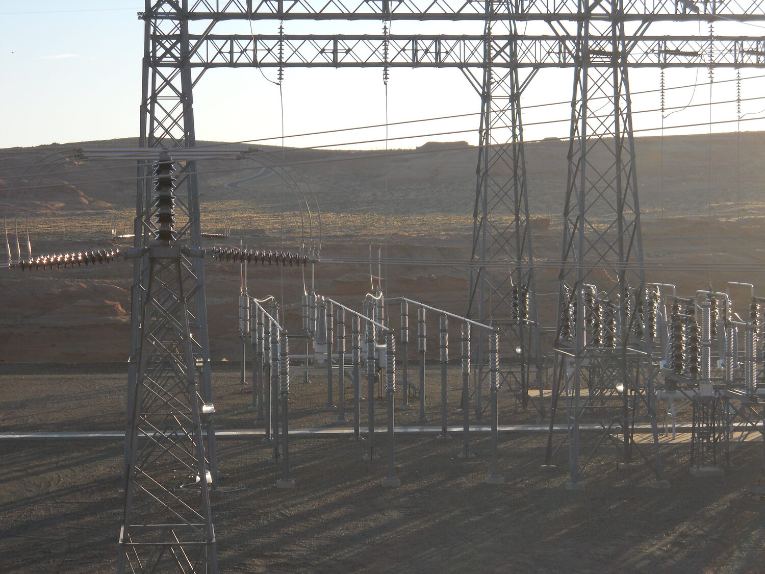 Glen Canyon Dam Switchyard, Page, Arizona. ESS International substation project