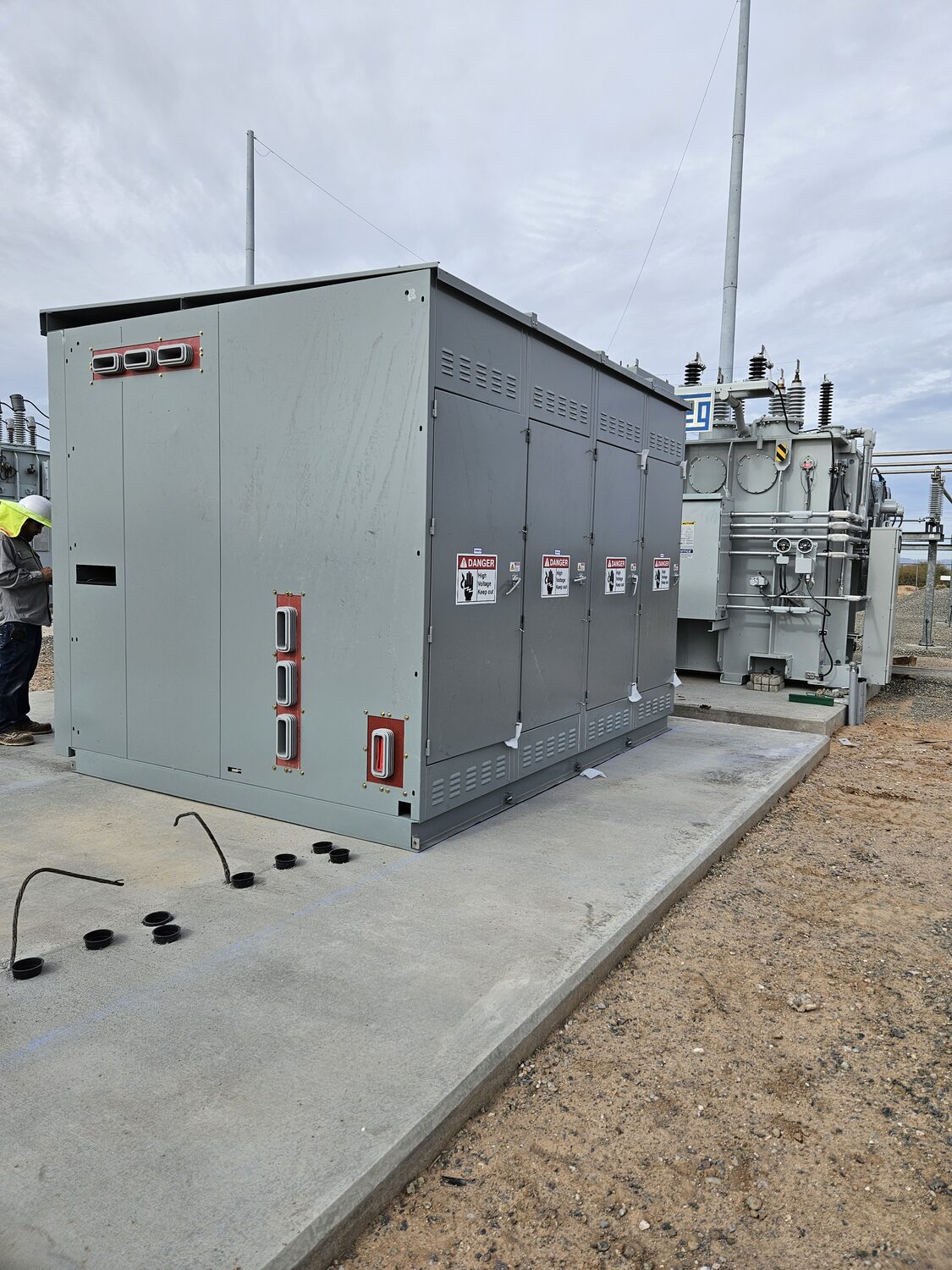 Maricopa West Substation, Maricopa, Arizona. ESS International substation project